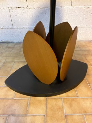 Italian Wood Flower Modular Table, 1980s-FUE-1093834