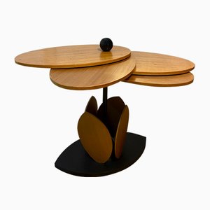 Italian Wood Flower Modular Table, 1980s-FUE-1093834