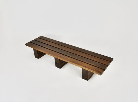 Italian Wooden Bench, 1950s-HFM-1728812