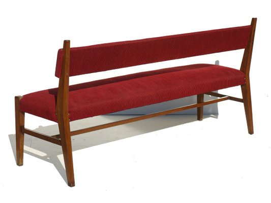 Italian Wooden Bench, 1950s-KGD-887886