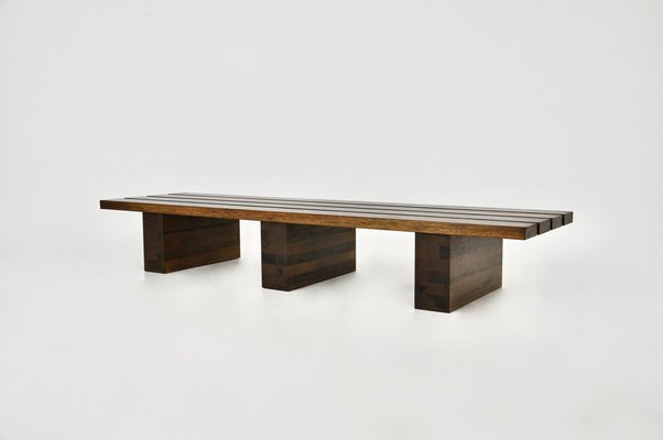 Italian Wooden Bench, 1950s-HFM-1728812