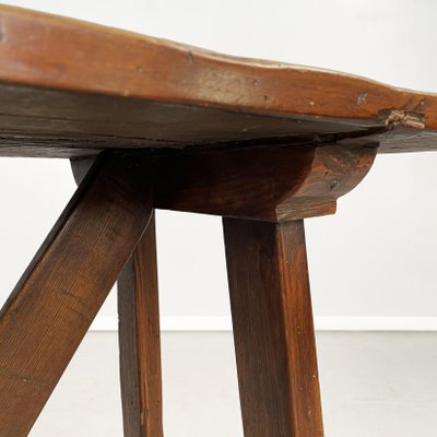 Italian Wooden Fratino Table with a Drawer, 1900s-GDD-1416747