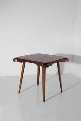 Italian Wooden Game Table, 1950s-RCE-1775499