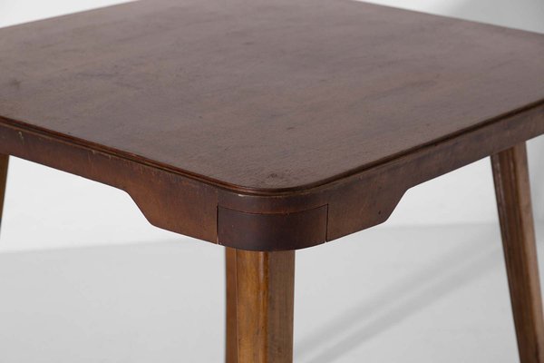 Italian Wooden Game Table, 1950s-RCE-1775499