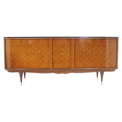 Italian Wooden Sideboard in High Gloss Finish, 1960s-TZ-1726582