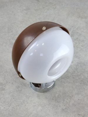 ItalianSpace Age Brown Acrylic Glass Wall Lamp, 1970s-HGJ-1724144