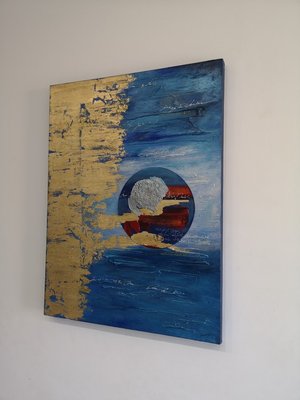 Ivana Urso, The Moon on the Sea, 2019, Mixed Media-ZHZ-1752918