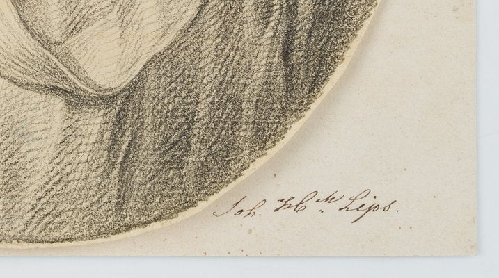 J.Lips, Representation of a Religious Figure, 1790, Pencil-OJR-1273259