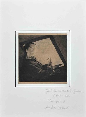 J.-P. Norblin de La Gourdaine, Self-Portrait, Etching, Early 1800s-ZCI-1406935