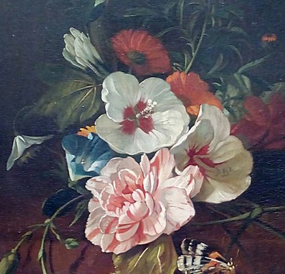 J. Robis, Italian Still Life of Flowers, Oil on Canvas, Framed-YUW-1312099