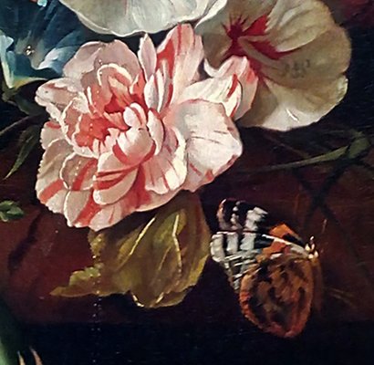 J. Robis, Italian Still Life of Flowers, Oil on Canvas, Framed-YUW-1312099