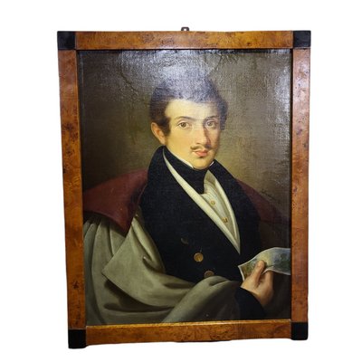 Jablonski, Portrait of a Banker, 1833, Oil on Canvas, Framed-TCS-1353275