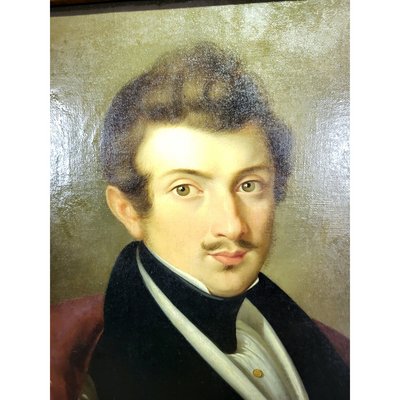 Jablonski, Portrait of a Banker, 1833, Oil on Canvas, Framed-TCS-1353275