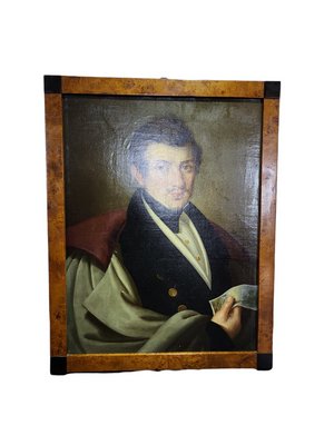 Jablonski, Portrait of a Banker, 1833, Oil on Canvas, Framed-TCS-1353275