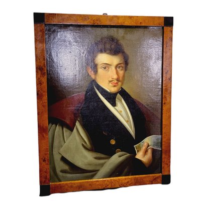 Jablonski, Portrait of a Banker, 1833, Oil on Canvas, Framed-TCS-1353275