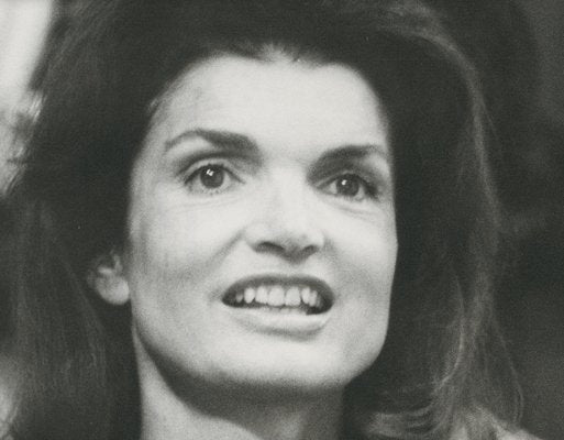 Jackie Kennedy at Madison Square Garden, Black and White Photograph, 1970s-DYV-1788059