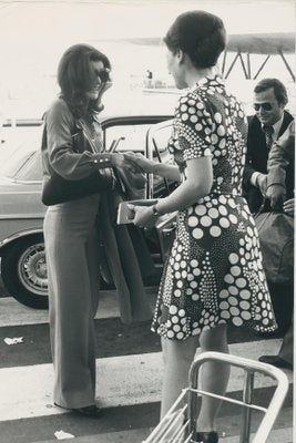 Jackie Kennedy at the Airport in Paris, France, 1970s, Photograph-DYV-1732375