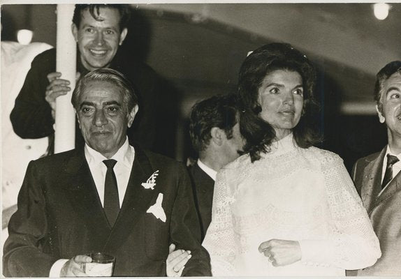 Jackie Kennedy Onassis at Reception in Greece, 1968, Black & White Photograph-DYV-1304445