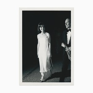 Jackie Kennedy, Thomas Hoving at the MET, USA, 1976, Black & White Photograph-DYV-1304444