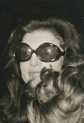 Jackie Kennedy with Sunglasses, 1970s, Black and White Photograph-DYV-1278291