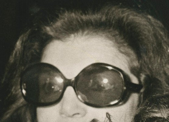 Jackie Kennedy with Sunglasses, 1970s, Black and White Photograph-DYV-1278291