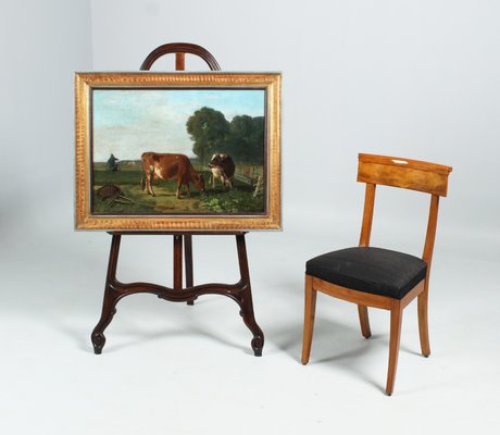 Jacquelart, Grazing Cows, 1890s, Oil on Canvas, Framed-ZLE-1450163