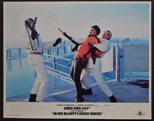 James Bond 007 on Her Majesty's Secret Service Original Lobby Card, UK, 1969-DYV-768454