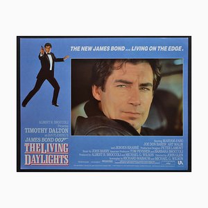 James Bond 007 the Living Daylights Original Lobby Card, UK, 1987-DYV-701242