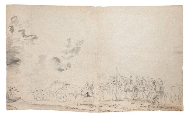 Jan Peter Verdussen - Landscape - Pencil On Paper - 18th-Century-ZCI-860410