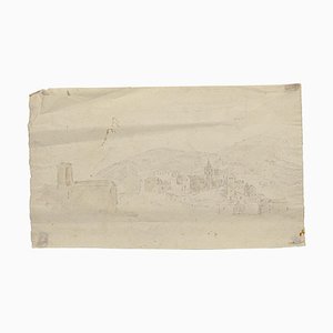 Jan Peter Verdussen, Landscape, Watercolor and Pencil, 18th Century-ZCI-795643