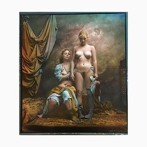 Jan Saudek, My Favourite Portrait of Mother & Daughter, Original Photographic Gelatin Print, Late 20th Century-UCH-1224933