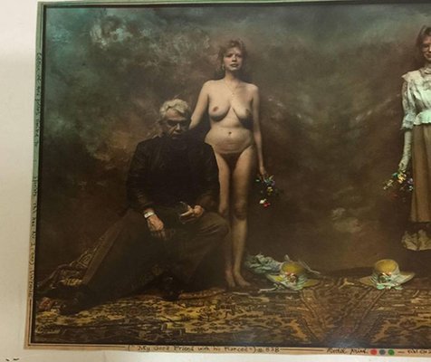 Jan Saudek, My Good Friend and His Fiancee, Late 20th Century, Original Photograph-UCH-1224966