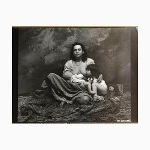 Jan Saudek, Olga, Mother Again, Late 20th Century, Original Gelatine Photographic Print-UCH-1224603