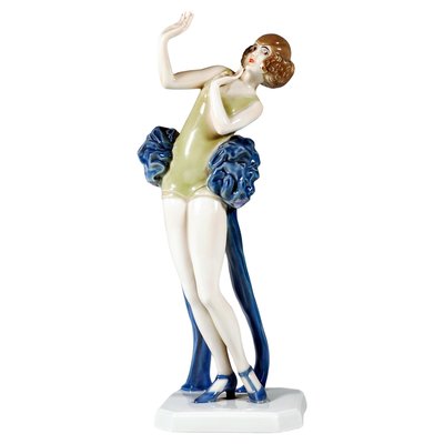 Janine Porcelain Figurine by Dorothea Charol for Rosenthal Selb, 1920s-EMT-2017629