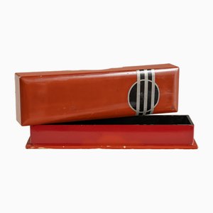 Japanese Art Deco Lacquer Glove Box, 1930-UJE-2021189