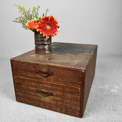 Japanese Calligraphy Drawer Cabinet, 1890s-DWL-2028039