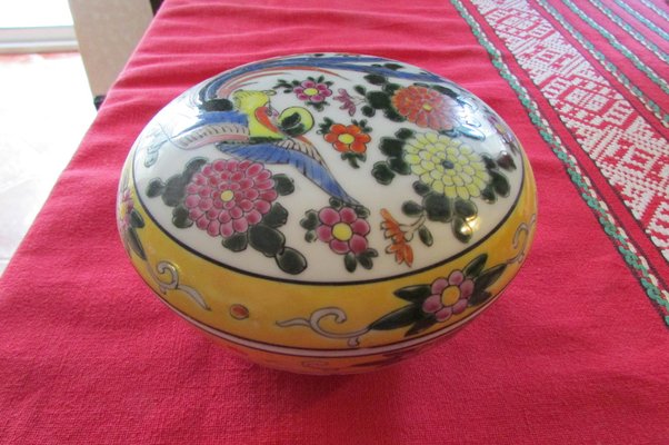 Japanese Candy Ceramic Box, 1960s-RDN-1793125