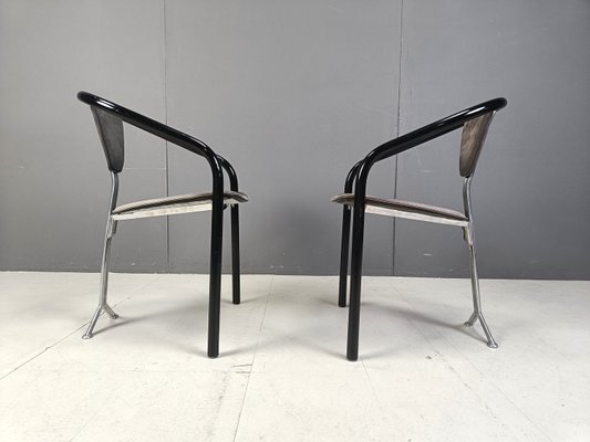 Japanese Dining Chairs by Toshiyuki Kita for Aidec Japan, 1980s, Set of 4-IRH-2028831