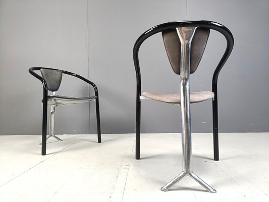 Japanese Dining Chairs by Toshiyuki Kita for Aidec Japan, 1980s, Set of 4-IRH-2028831