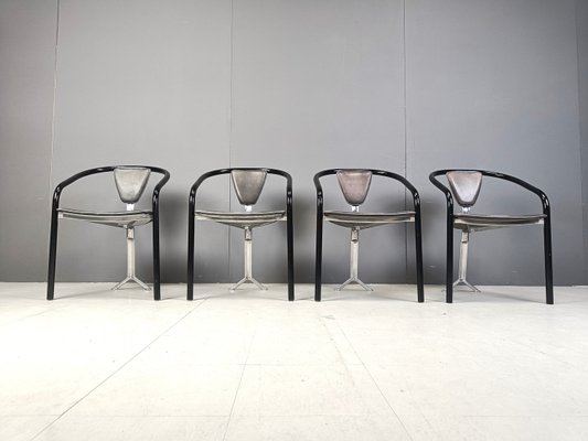 Japanese Dining Chairs by Toshiyuki Kita for Aidec Japan, 1980s, Set of 4-IRH-2028831