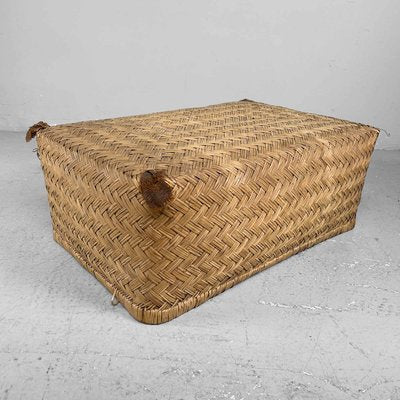 Japanese Gyori Bamboo Storage Basket, 1960s-DWL-2020514