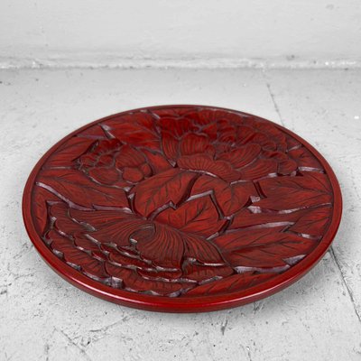 Japanese Kamakura-Bori Flower Tray, 1970s-DWL-1736962