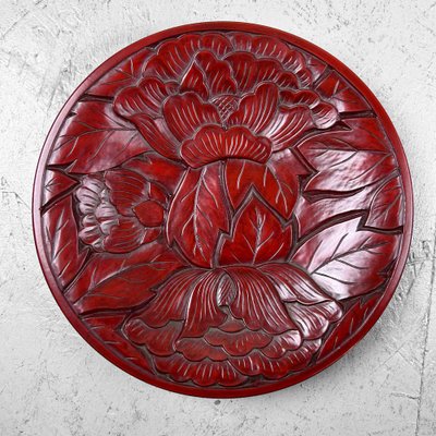 Japanese Kamakura-Bori Flower Tray, 1970s-DWL-1736962