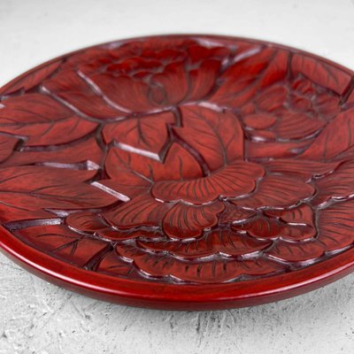 Japanese Kamakura-Bori Flower Tray, 1970s-DWL-1736962