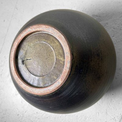 Japanese Kasama Ware Tsubo Vase by Kashiwa Touen Hobun, 1960s-DWL-1762391