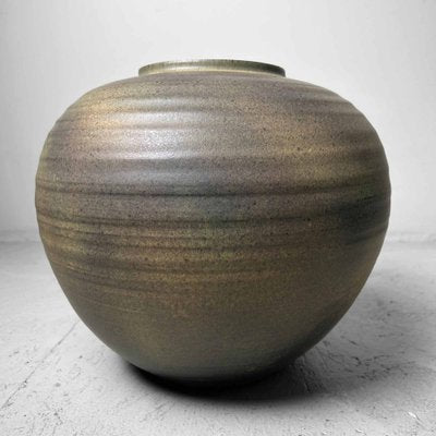 Japanese Kasama Ware Tsubo Vase by Kashiwa Touen Hobun, 1960s-DWL-1762391