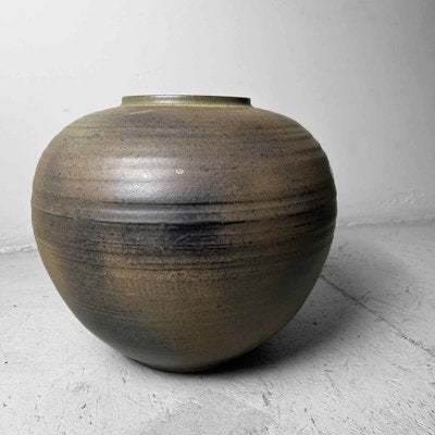 Japanese Kasama Ware Tsubo Vase by Kashiwa Touen Hobun, 1960s-DWL-1762391