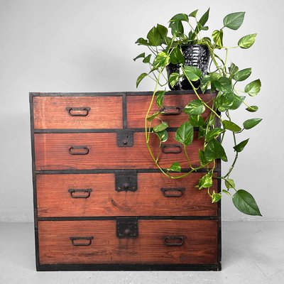 Japanese Kimono Tansu Chest of Drawers, 1890s-DWL-2020382