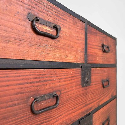 Japanese Kimono Tansu Chest of Drawers, 1890s-DWL-2020382