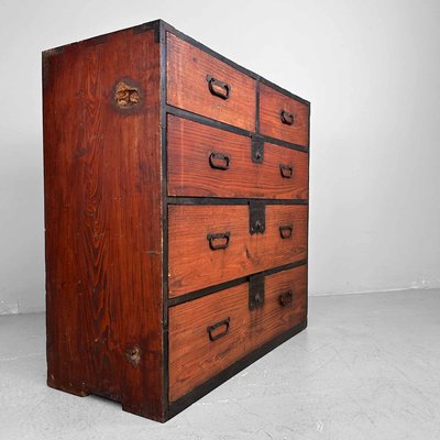 Japanese Kimono Tansu Chest of Drawers, 1890s-DWL-2020382